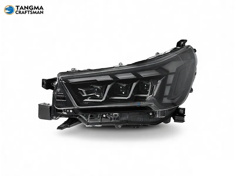 Toyota Hilux N80 Revo LED Headlights 2021+ 2021+ Toyota Hilux 3-LED Headlights Sequential DRL