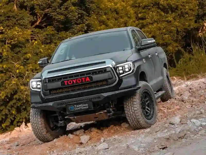 Toyota Tundra LED Headlights 2014+ 2014+丰田Tundra LED大灯日行灯投影仪
