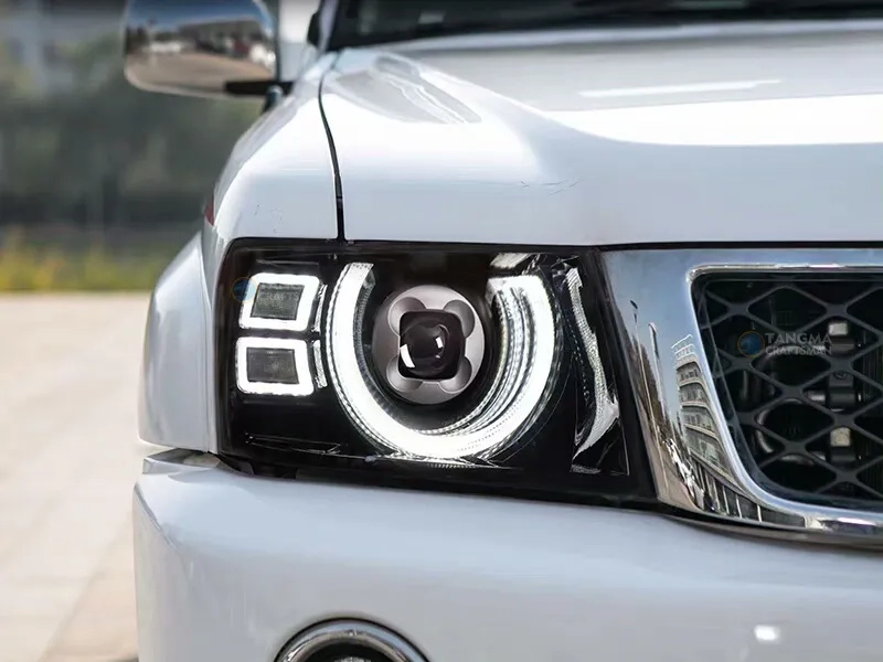 Nissan Patrol Y61 LED Headlights 2005+ 2005+ Nissan Patrol Y61 LED Headlights Retrofit Laser