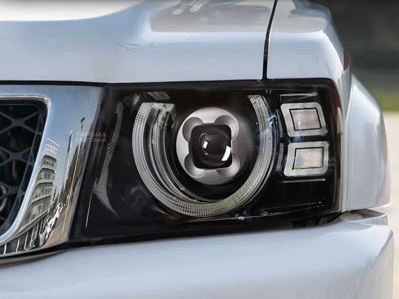 Nissan Patrol Y61 LED Headlights 2005+ 2005+ Nissan Patrol Y61 LED Headlights Retrofit Laser