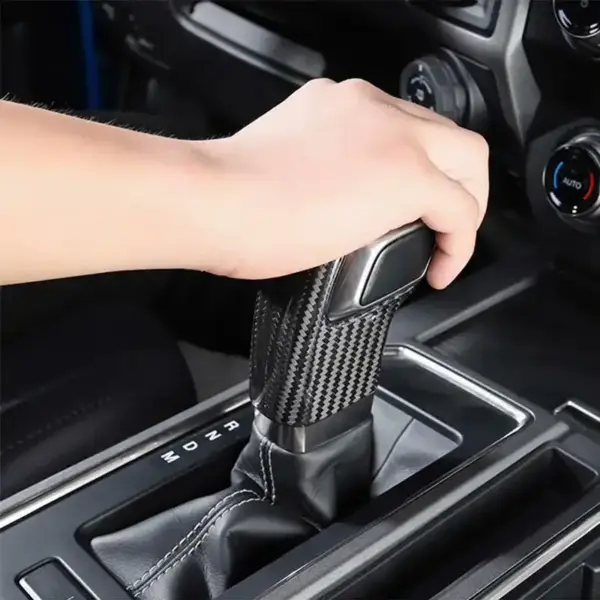 Ford F-150 Raptor calfskin leather carbon fiber multifunction steering wheel