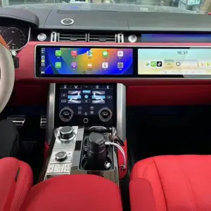 2013–2018 Range Rover & Range Rover Sport 15.9-Inch Dual-Screen Android Navigation and Climate Control Upgrade 2013–2018 Range Rover & Range Rover Sport
