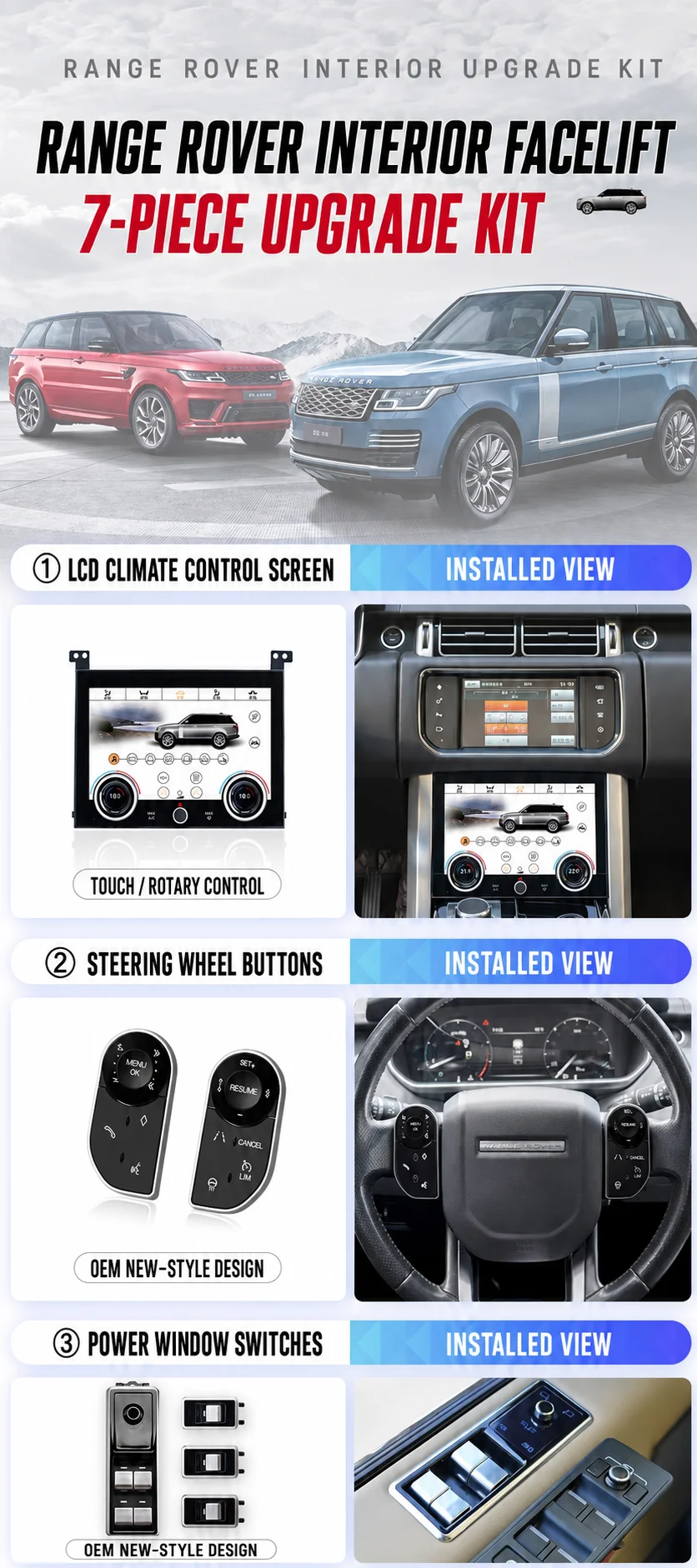 2013–2018 Range Rover & Range Rover Sport