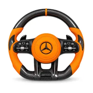 Mercedes-Benz AMG Carbon Fiber Steering Wheel Red