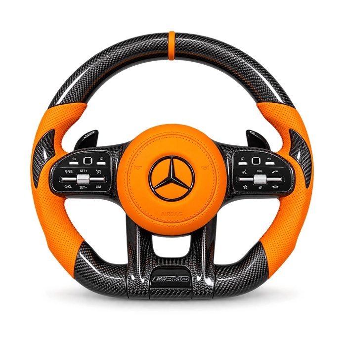 Mercedes-Benz AMG Carbon Fiber Steering Wheel Red Mercedes-Benz AMG Carbon Fiber Steering Wheel Red