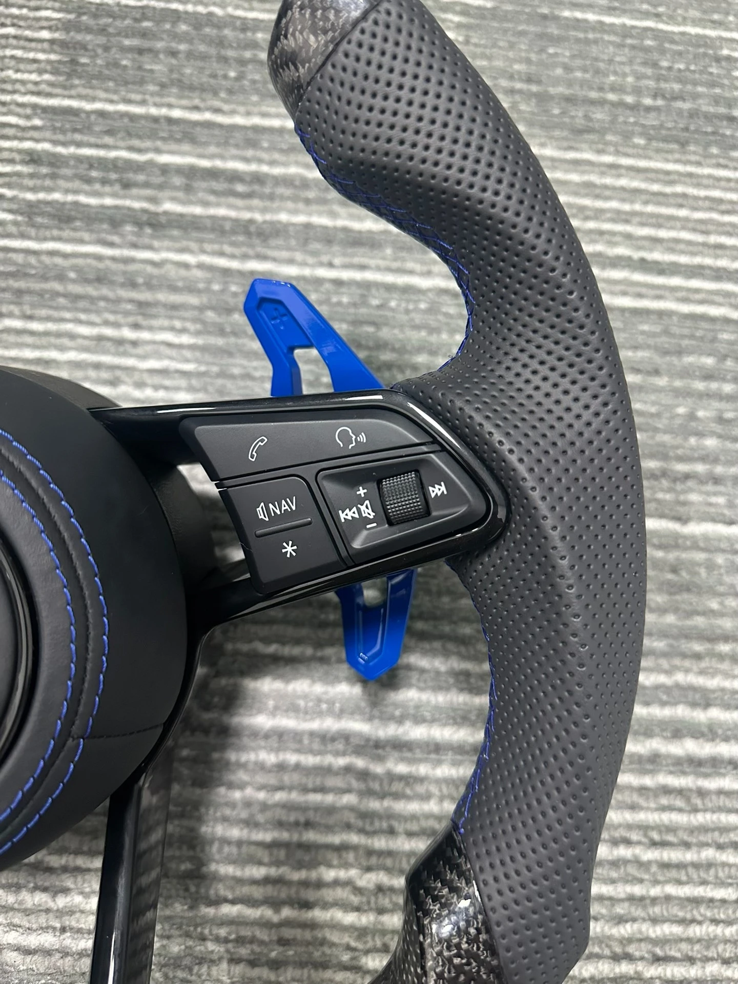 Audi racing steering wheel