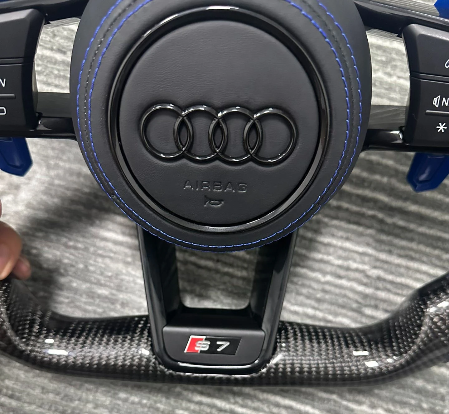 Audi racing steering wheel