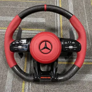 Mercedes-Benz AMG Carbon Fiber Steering Wheel Red