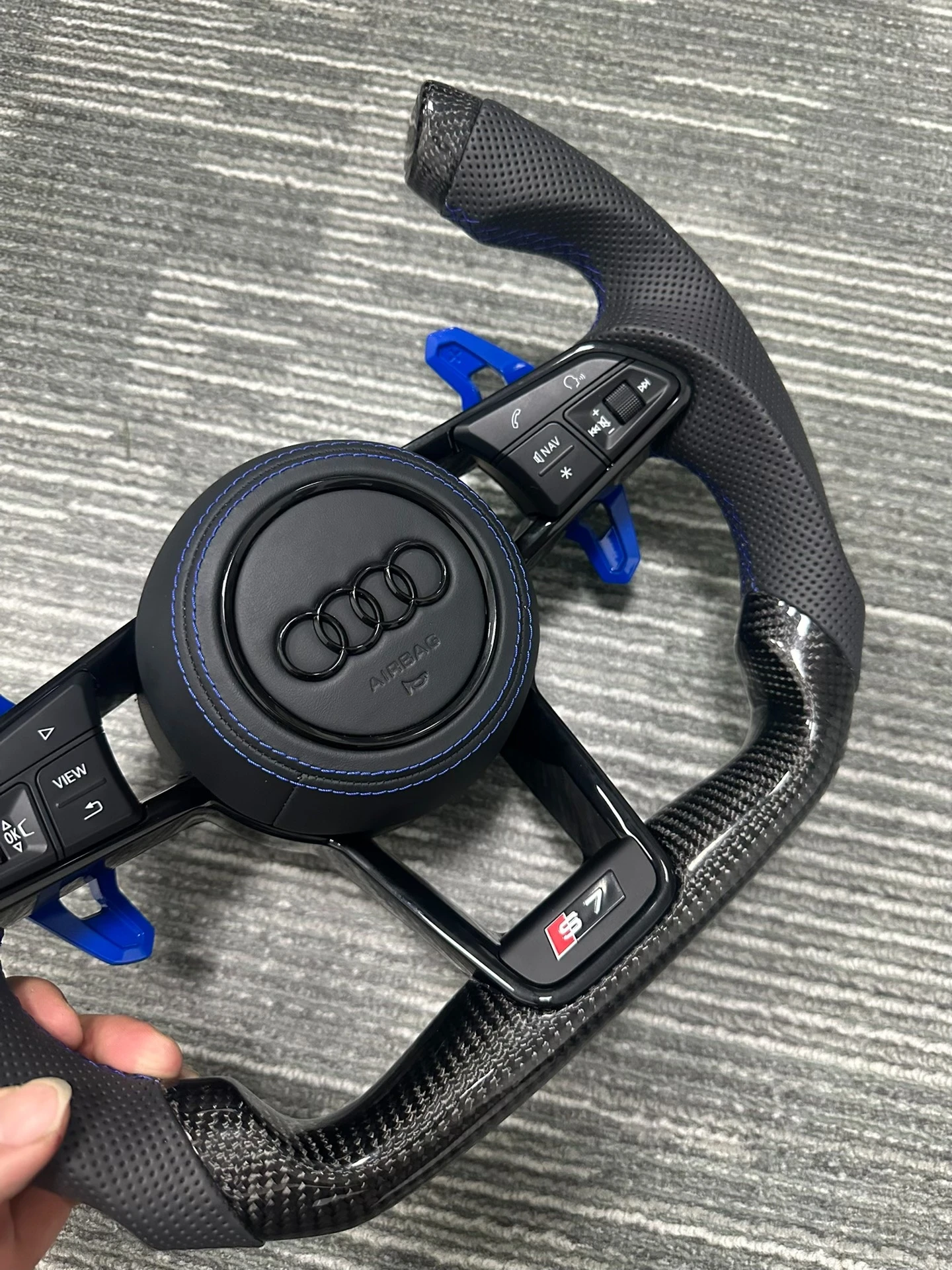 Audi racing steering wheel